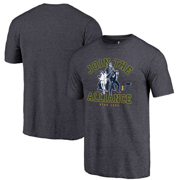 Utah Jazz Navy Star Wars Alliance Fanatics Branded Tri-Blend T-Shirt,We sell and wholesale Utah Jazz Navy Star Wars Alliance Fanatics Branded Tri-Blend T-Shirt on line form chian!